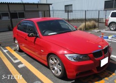 BMW,323i,M3,E90,右ﾄﾞｱﾐﾗｰ,ｷｽﾞ,修理,塗装,ｴｽﾃｯｸ