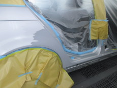 BMW　318i　E46　板金塗装
