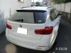 BMW,320d,F31,ﾌﾛﾝﾄﾊﾞﾝﾊﾟｰ,ｷｽﾞ,修理,塗装,ｴｽﾃｯｸ