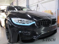 BMW,M4,F8X,ﾌﾛﾝﾄﾊﾞﾝﾊﾟｰ,ｷｽﾞ,変形,新品,交換,塗装,ｴｽﾃｯｸ